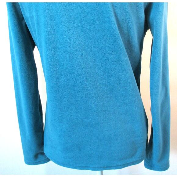 Everlast Women's Blue Long Sleeve 1/4 Zip Fleece Shirt Size Medium - Picture 7 of 11